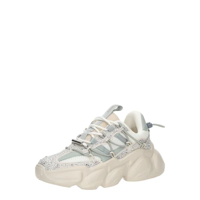 Afbeelding van Steve Madden dames Spectator sneaker met strass in de kleur Beige, maat: 37