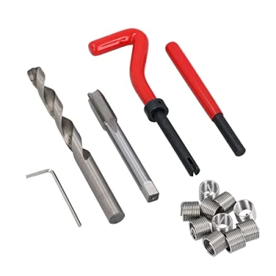 Afbeelding van AB Tools M10 x 1,25 mm kit reparatie fileren/helicoil 9 stuks beschadigd ein019