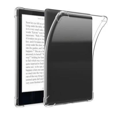 Afbeelding van kwmobile ereader case geschikt voor Amazon Kindle Paperwhite (12. Gen 2024)/Kindle Colorsoft hoesje e reader cover TPU beschermhoes In transparant