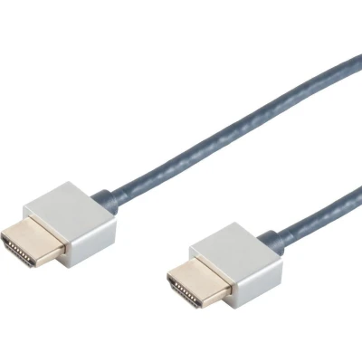 Afbeelding van Dunne Premium HDMI kabel versie 2.0 (4K 60Hz) / blauw 2 meter