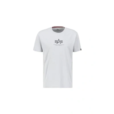 Afbeelding van Alpha Industries Tshirt print, Heren, Maat: Large, Pastel grey