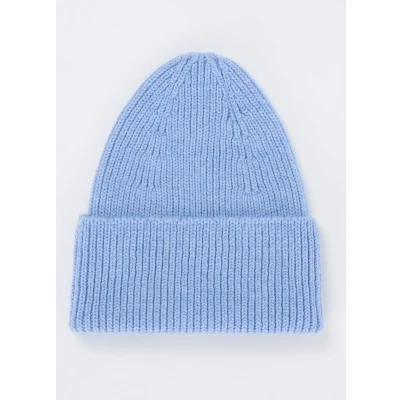 Afbeelding van Hvid Dikke ribbeanie Fonzie light blue maat 6 mnd 2 jaar
