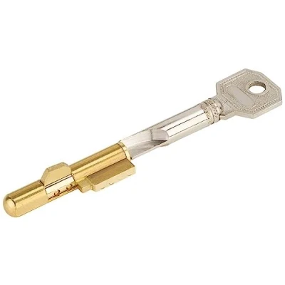 Afbeelding van Burg Wächter sleutelgatvergrendeling voor insteeksloten, kamerdeurbeveiliging, cilinderdiameter: 7 mm, incl. 3 sleutels, E 7/3 SB, 04482