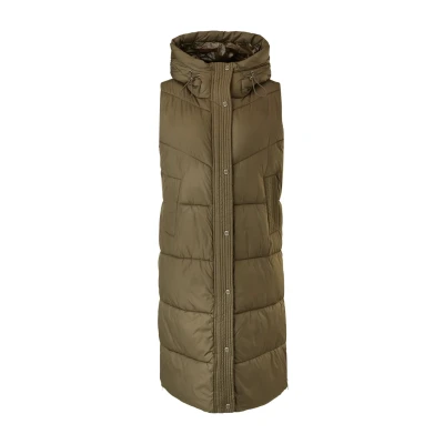 Afbeelding van s.Oliver Bodywarmer, Dames, Maat: 40, Khaki oliv