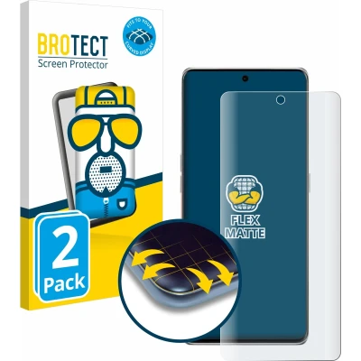 Afbeelding van BROTECT Screenprotector voor Oppo Find X7 Ultra Folie Beschermfolie matte volledig dekking (2 Stuks)