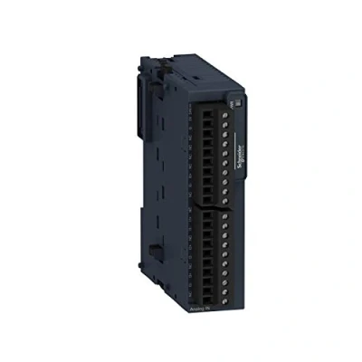Afbeelding van Schneider electric modicon tm3 analoge i o mod 4 inputs v t 10 10vdc 0 20ma div temperat m221 m241 m251 tm3ti4