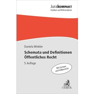 Afbeelding van Schemata und Definitionen Öffentliches Recht