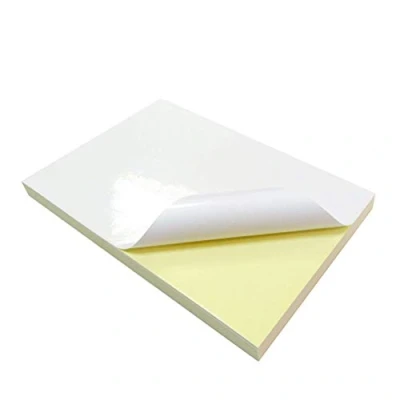Afbeelding van BaiJ Sticker Papier A4,20 Vel Glanzend Wit Etiketten Zelfklevende Terug Label Afdrukken Sticky Afdrukbare Decal voor Kantoorbenodigdheden
