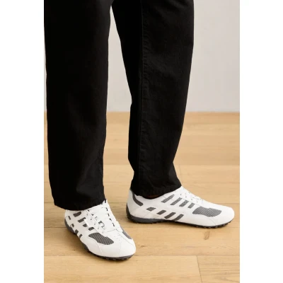 Afbeelding van Geox U Snake Original A Leren herentrainers U55MNA 02214 C0663 White