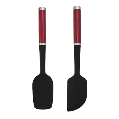 Afbeelding van KitchenAid KQG437OHERE 2st Siliconen Spatel Set Empire Red
