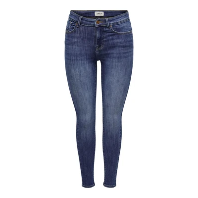 Afbeelding van ONLY ONLPOWER MID SK PUSHUP DNM TAI012 NOOS Dames Jeans Maat XS X L34