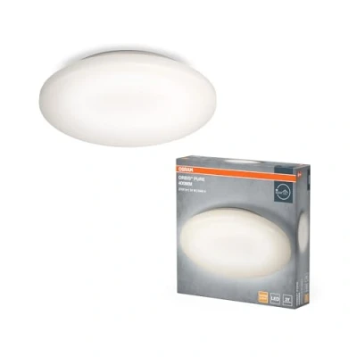 Afbeelding van OSRAM Orbis Pure LED plafondlamp wandlamp 400mm 24W, opbouwlamp in wit met aluminium behuizing, IP20 bescherming, voor decoratieve verlichting huis