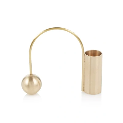 Afbeelding van Ferm LIVING Balance kandelaar 9 cm Goud