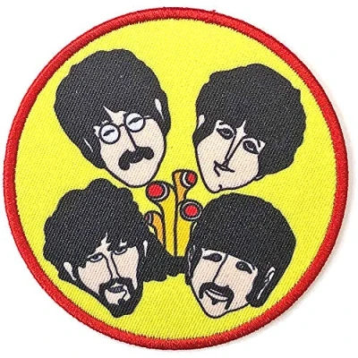 Afbeelding van The Beatles Yellow Submarine Periscopes &amp; Heads Patch Multicolours