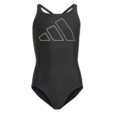 Afbeelding van adidas Performance Big Bars Badpak Kids Kinderen Zwart 128