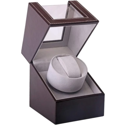 Afbeelding van Luxe horlogeopwinder box automatische PU leer