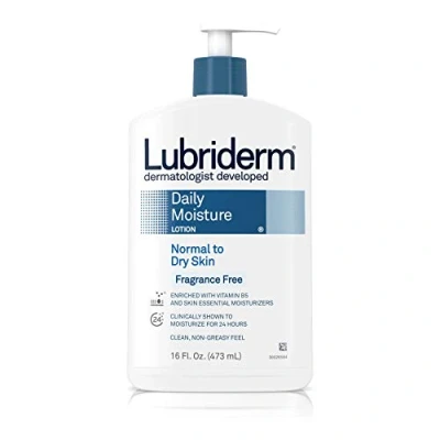Afbeelding van Lubriderm Daily Moisture Lotion for Normal to Dry Skin, Geurvrij 400 ml (Body Lotion)