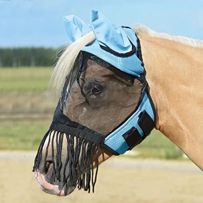 Afbeelding van Busse Vliegenmasker Fly Cover Fransen Gap II