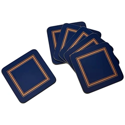 Afbeelding van Classic Midnight onderzetters 6 stuks (s)