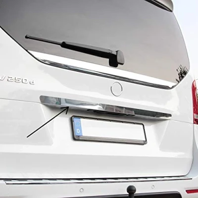 Afbeelding van MCPerformance Sierlijst van chroom voor W447 vanaf 2014 Vito V klasse nummerplaat
