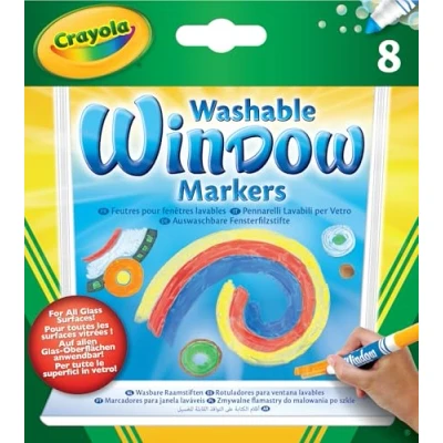 Afbeelding van Crayola raamstiften 8 stuks