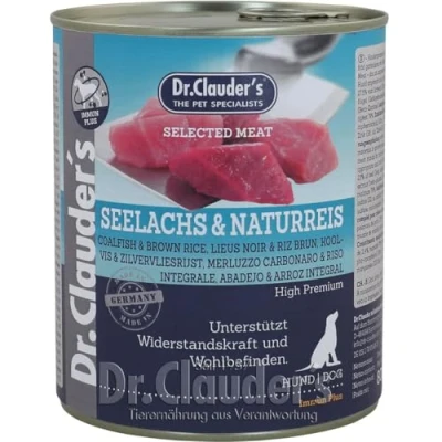 Afbeelding van Dr.Clauder&#039;s Selected Meat Immuun Plus Hondenvoer Koolvis Rijst 800 g