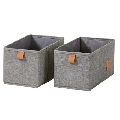 Afbeelding van Store It Lade mandje grijs kledingkast Medium (2 stuks)
