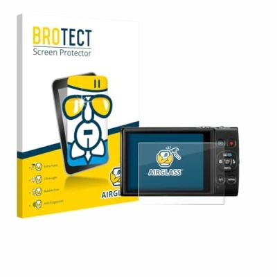 Afbeelding van BROTECT Glas Screen Protector voor Canon Digital Ixus 285 hs Schermbeschermer [9H Hardheid, Beschermglas Folie niet Gehard Glas]