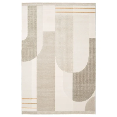 Afbeelding van Japandi Vloerkleed Forme Courbe Beige 200x290 Cm