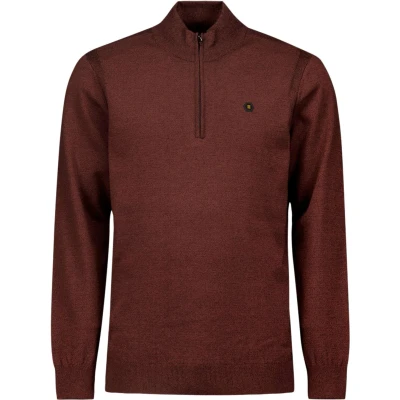 Afbeelding van No Excess Trui Gemêleerd Half Zip Rood XXL