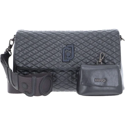 Afbeelding van LIU JO Schoudertas Achala Crossbody Anthracite Donkergrijs