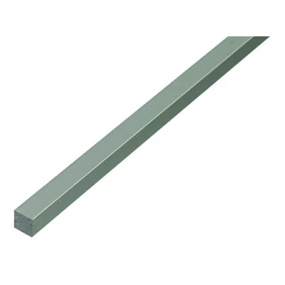 Afbeelding van Alberts 473228 Vierkante stang aluminium, zilverkleurig geanodiseerd 1000 x 12 mm
