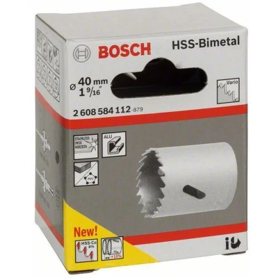 Afbeelding van Bosch Accessoires Gatzaag HSS bimetaal voor standaardadapter 40 mm, 1 9/16&quot; 1st 2608584112