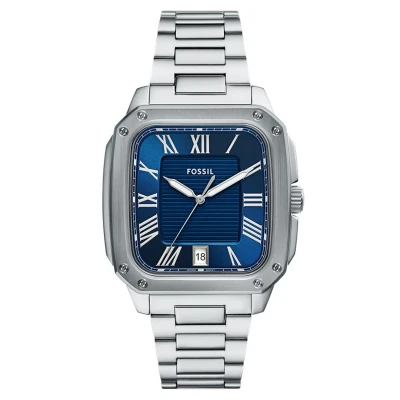 Afbeelding van Fossil Heren horloge zilverkleurig met band