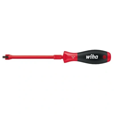 Afbeelding van Wiha Schroevendraaier SoftFinish sleufkop met vasthoudfunctie (32871)