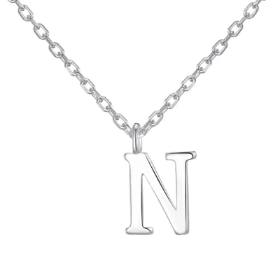 Afbeelding van Philip Jones Sterling zilveren eerste N ketting