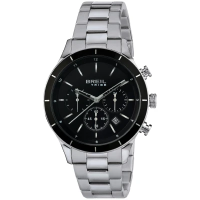 Afbeelding van Breil Chronograaf, Heren, Maat: One Size, Acciaio nero