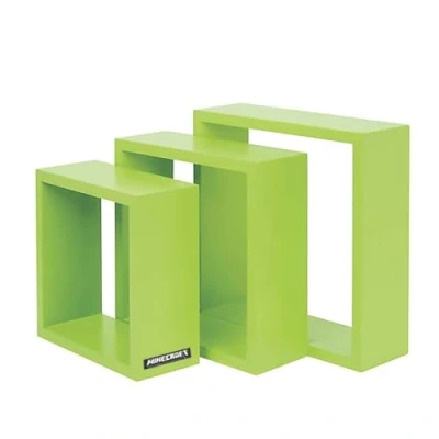 Afbeelding van phoenix group AG Plank, hout, groen, set van 3