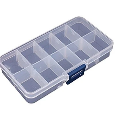 Afbeelding van Prettyui 10 Slots Sieraden Verstelbare Tool Box Case Craft Organizer Opslag door