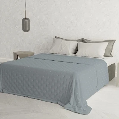 Afbeelding van Sogni e Capricci Chic zomerdekbed, donkergrijs, microvezel, 250 x cm