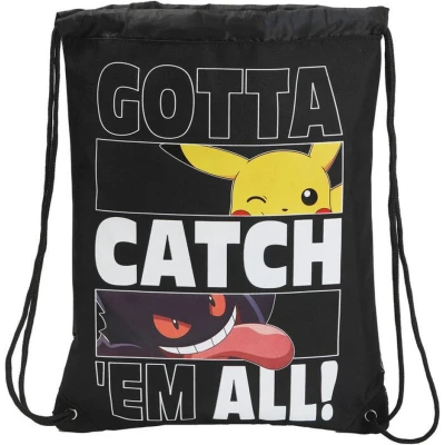 Afbeelding van Pokemon Pikachu gymtas / zwemtas 44 cm incl. vak met rits Top kwaliteit!