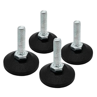 Afbeelding van Design61 4 x verstelschroef Ø 38 mm met verzinkte stelschroef M8 30 (voet draaibaar)