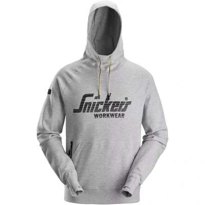 Afbeelding van Snickers 2894 Hoodie Logo Grijs Melange S