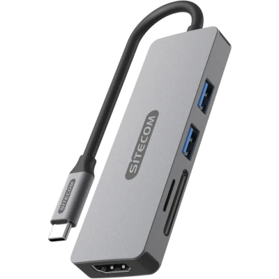 Afbeelding van Sitecom 5 in 1 Usb c Multiport adapter