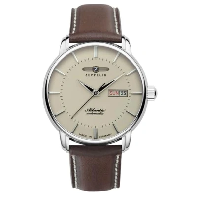 Afbeelding van Zeppelin Atlantic Horloge, Heren, Maat: One Size, Camel