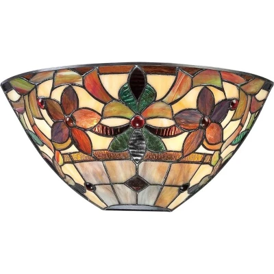 Afbeelding van Bohemian Wandlamp Steady Lighting Glas E14 L: 14cm Voor Binnen Woonkamer Eetkamer Brons