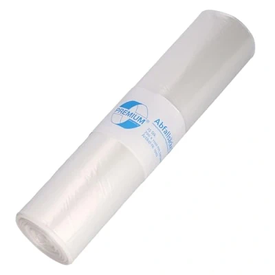 Afbeelding van Afvalzakken DEISS PREMIUM transparant type 60 120 L