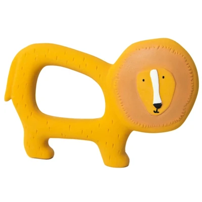 Afbeelding van Trixie Mr Lion rubberen speeltje geel