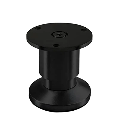 Afbeelding van SOTECH Meubelvoet TERRA Hoogte 50 mm Zwart geanodiseerd Sofa voet verstelbaar tot max. 15 mm, belasting 250 kg