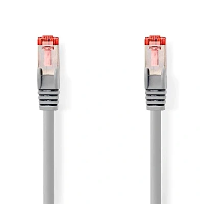 Afbeelding van Netwerkkabel Cat6 S/FTP 15 meter (100% koper, LSZH, Grijs)